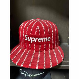 シュプリーム(Supreme)の【限定価格】Supreme Text Stripe New Era キャップ(キャップ)