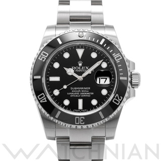 ロレックス(ROLEX)の中古 ロレックス ROLEX 116610LN ランダムシリアル ブラック メンズ 腕時計(腕時計(アナログ))