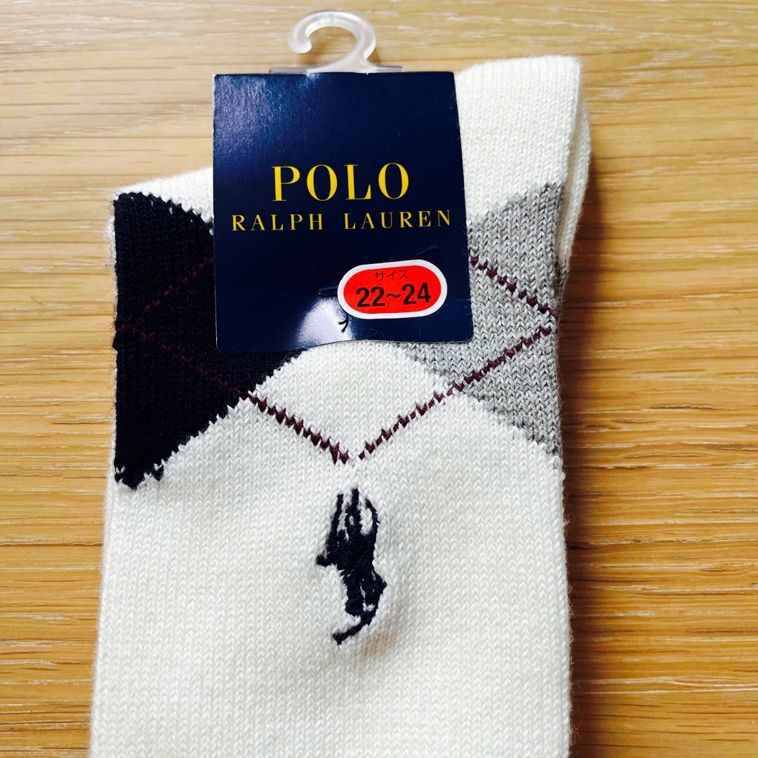 POLO RALPH LAUREN(ポロラルフローレン)の靴下22-24㎝ キッズ/ベビー/マタニティのこども用ファッション小物(靴下/タイツ)の商品写真