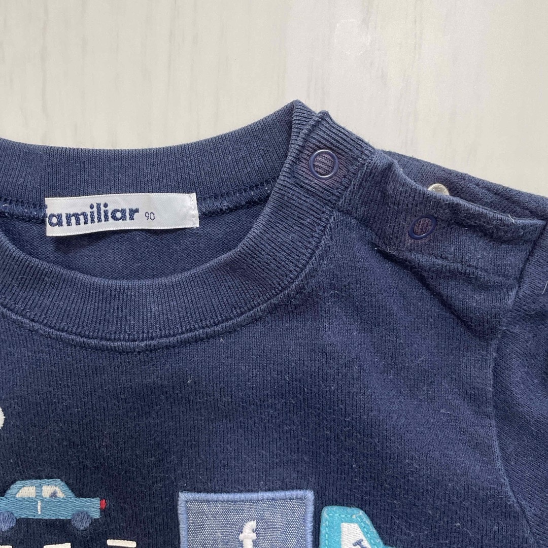 familiar(ファミリア)のfamiliar ファミリア　長袖Tシャツ90 キッズ/ベビー/マタニティのキッズ服男の子用(90cm~)(Tシャツ/カットソー)の商品写真