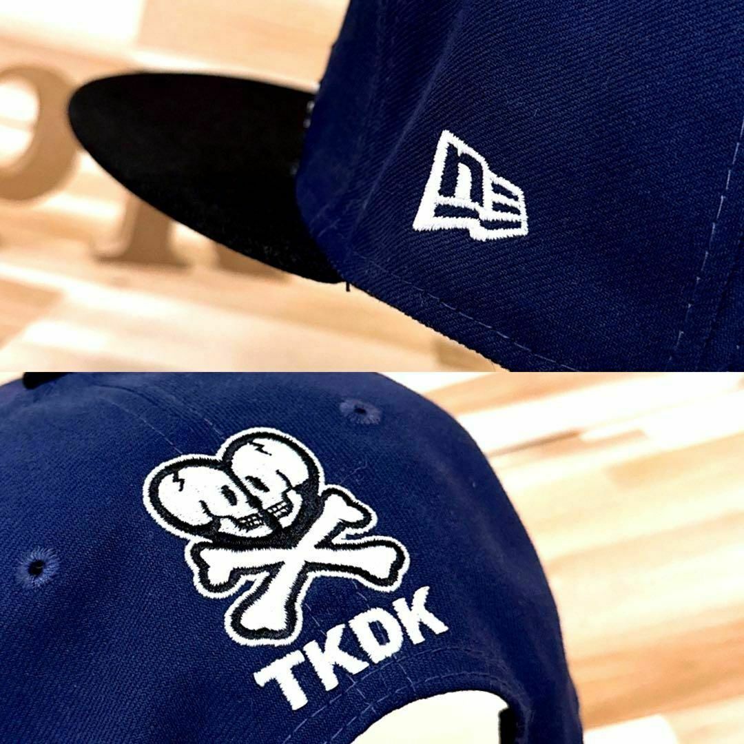 NEW ERA(ニューエラー)の超激レア【ニューエラ×トキドキ】限定コラボ スカル ガール キャップ 紫×黒 メンズの帽子(キャップ)の商品写真