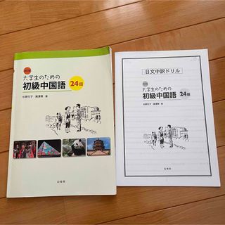 大学生のための初級中国語　ドリル付(語学/参考書)