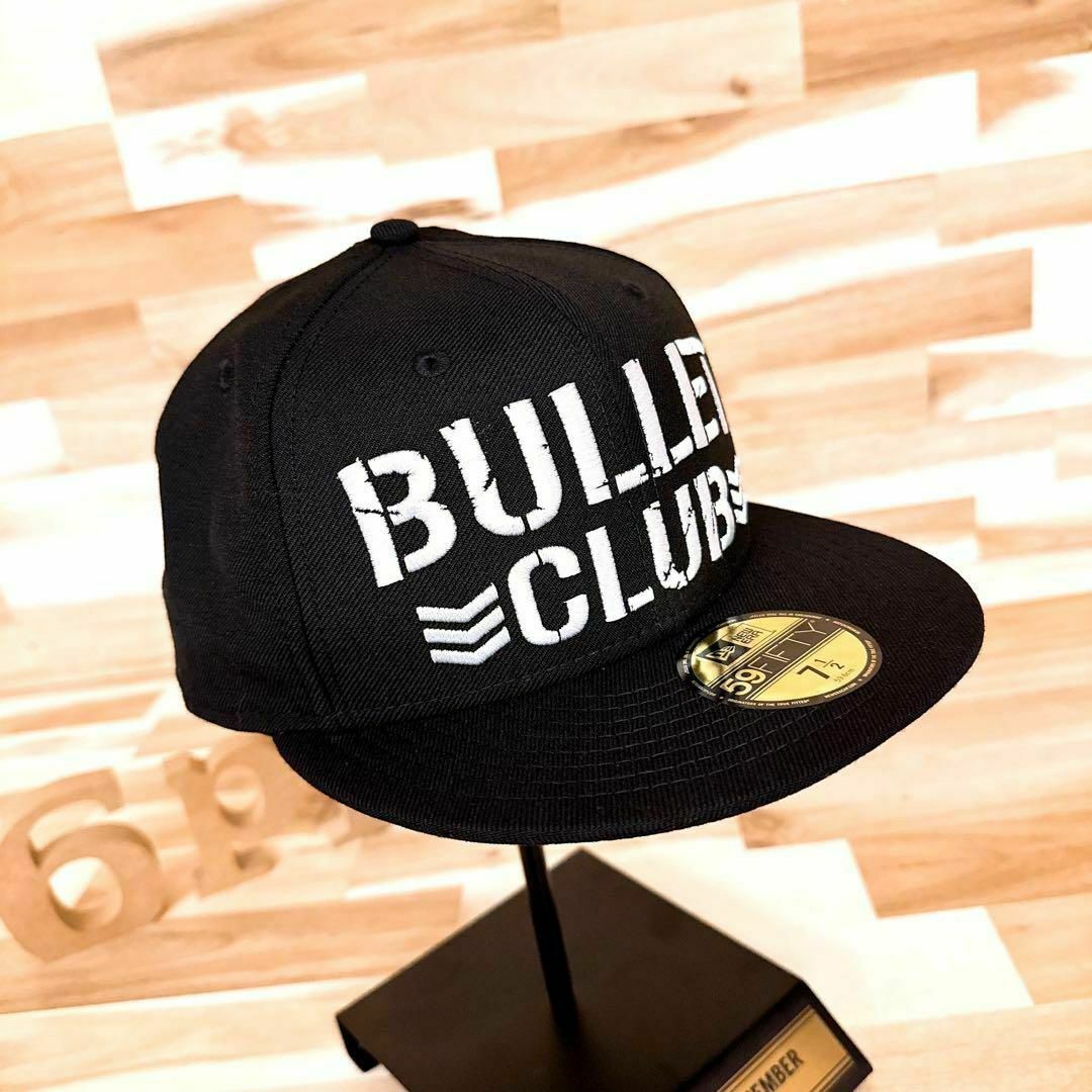 NEW ERA(ニューエラー)のレア【ニューエラ×バレットクラブ】限定コラボ キャップ 新日本プロレス 黒×白 メンズの帽子(キャップ)の商品写真