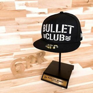 ニューエラー(NEW ERA)のレア【ニューエラ×バレットクラブ】限定コラボ キャップ 新日本プロレス 黒×白(キャップ)