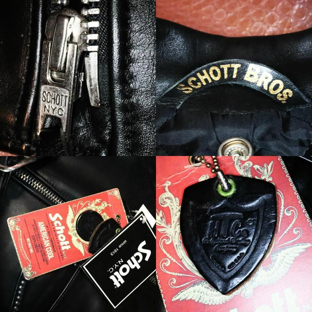 schott - HTC SCHOTTワンスターレザーライダースジャケット36 schott - HTC SCHOTTワンスターレザーライダースジャケット36