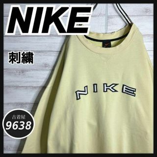 ナイキ(NIKE)の【入手困難!!】ナイキ ✈︎刺繍ロゴ アーチロゴ ゆるだぼ 裏起毛 トレーナー(スウェット)