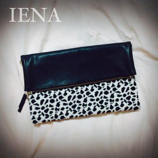 イエナ(IENA)のIENA アニマル柄 クラッチバッグ(クラッチバッグ)