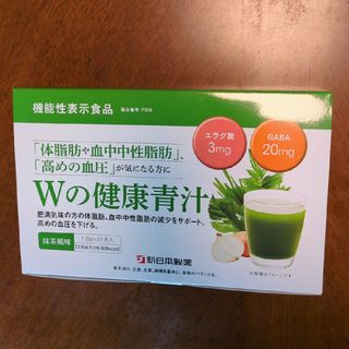 シンニホンセイヤク(Shinnihonseiyaku)のWの健康青汁　新日本製薬　31本入(青汁/ケール加工食品)