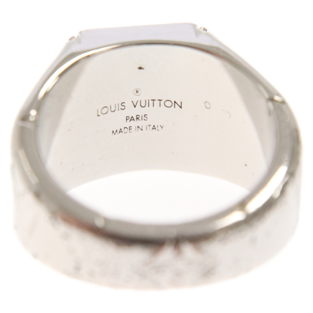 LOUIS VUITTON(ルイヴィトン)のLOUIS VUITTON ルイヴィトン モノグラム シグネット リング シルバー 21.5号 メンズのアクセサリー(リング(指輪))の商品写真