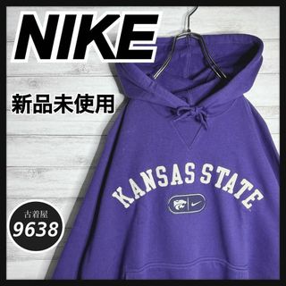 ナイキ(NIKE)の【新品未使用!!】ナイキ ✈︎デッドストック 刺繍 Kansas state(パーカー)