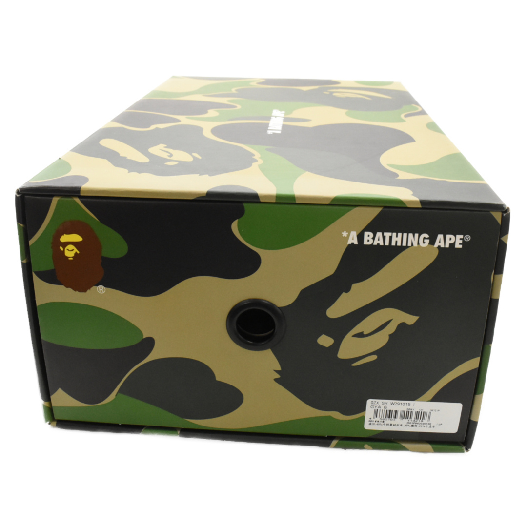 A BATHING APE(アベイシングエイプ)のA BATHING APE アベイシングエイプ APE STA MI ローカットスニーカー ブラック/ホワイト US10/28cm 0ZX SH W291015 I メンズの靴/シューズ(スニーカー)の商品写真