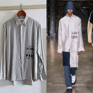 JIL SANDER 19aw stripe viscose shirt