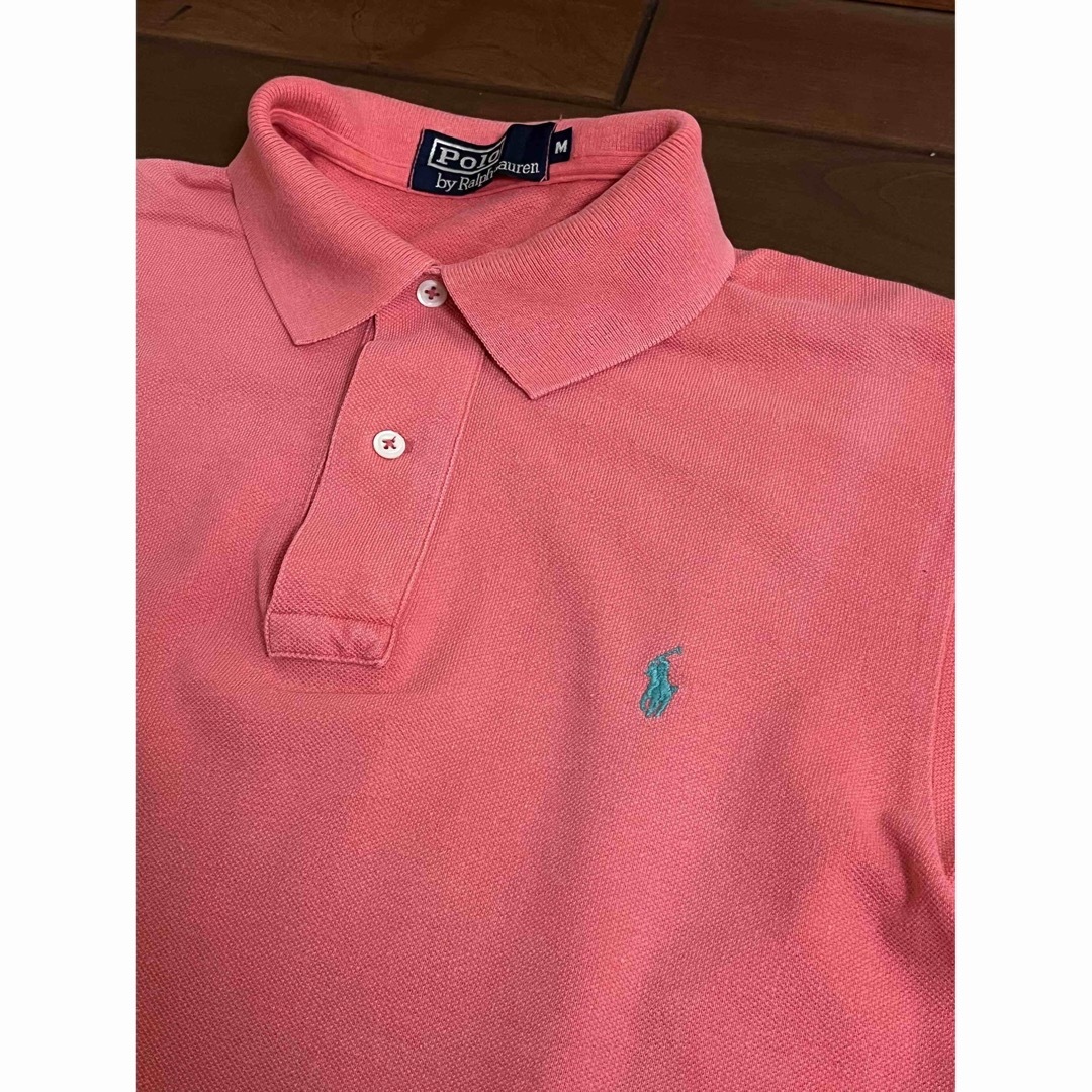 POLO RALPH LAUREN(ポロラルフローレン)のラルフローレン　ポロシャツ　ピンク系　サイズM メンズのトップス(ポロシャツ)の商品写真