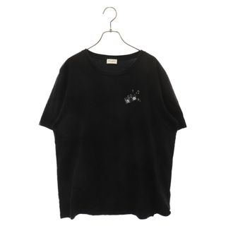 サンローラン(Saint Laurent)のSAINT LAURENT PARIS サンローランパリ 19SS カセットプレーヤー プリント クルーネック 半袖Tシャツ カットソー ブラック 579047 YBLK2(Tシャツ/カットソー(半袖/袖なし))