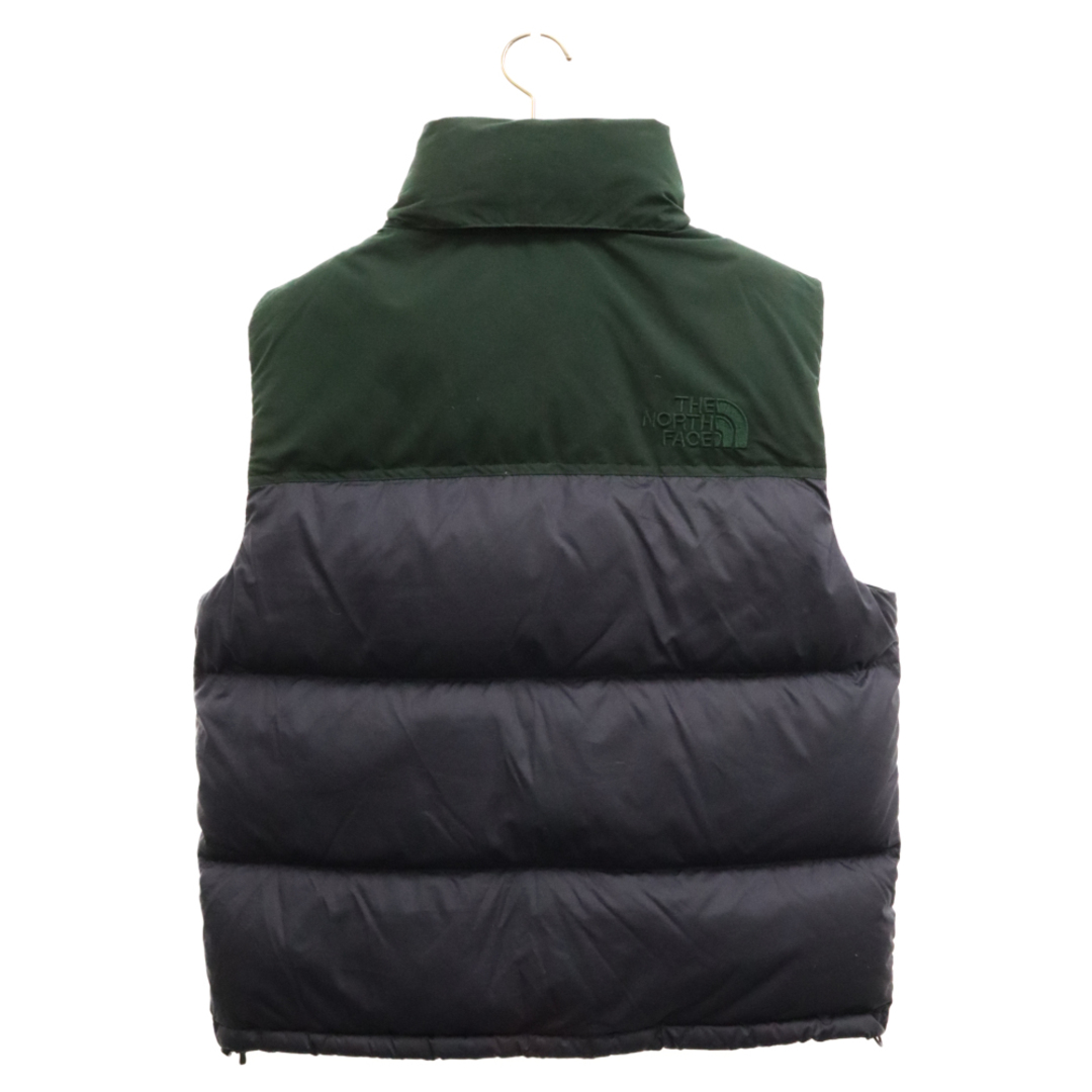 THE NORTH FACE(ザノースフェイス)のTHE NORTH FACE ザノースフェイス ECO NUPTSE VEST エコヌプシダウンベスト グリーン/ネイビー NF0A47FP メンズのジャケット/アウター(ダウンベスト)の商品写真