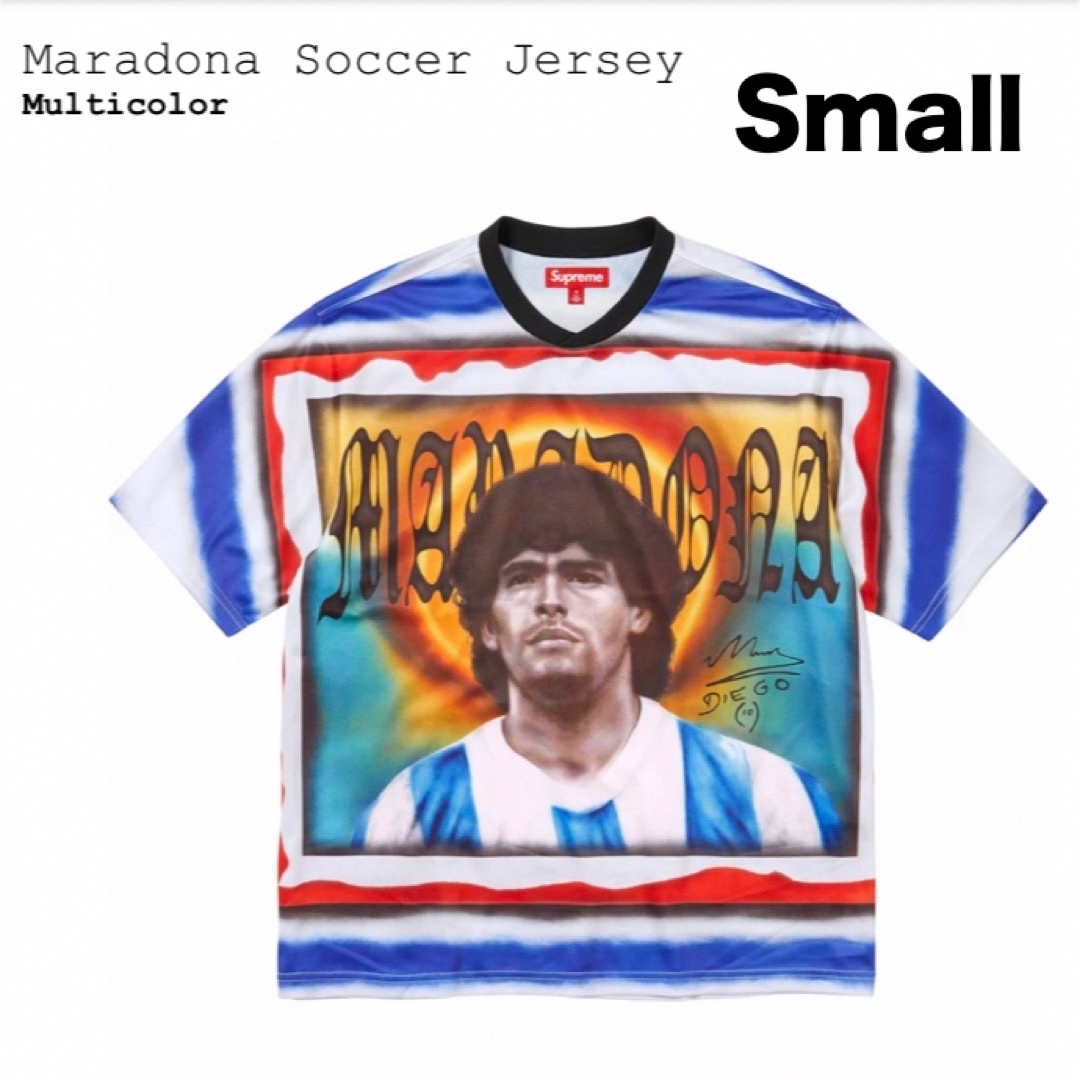 Supreme(シュプリーム)のSupreme Maradona Soccer Jersey S メンズのトップス(Tシャツ/カットソー(半袖/袖なし))の商品写真