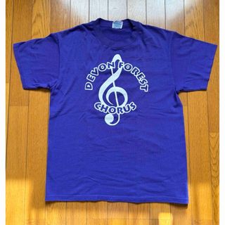 ヘインズ(Hanes)のヴィンテージTシャツ　90s Hanes ミュージック　音楽　JAZZ バンドT(Tシャツ/カットソー(半袖/袖なし))