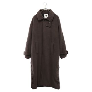 シャリーフ(SHAREEF)のSHAREEF シャリーフ 23AW ANGORA MELTON BALMACAAN COAT アンゴラ混ウールメルトン バルカマンコート ブラウン 23711001(フライトジャケット)