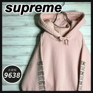 シュプリーム(Supreme)の【入手困難!!】シュプリーム ✈︎カナダ製 スリーブロゴ トレーナー 肉厚(パーカー)