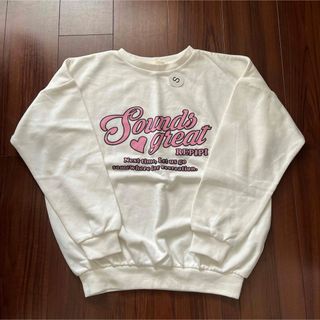 レピピアルマリオ(repipi armario)の美品★ レピピアルマリオ　オーバーサイズ長袖トレーナー　160(Tシャツ/カットソー)