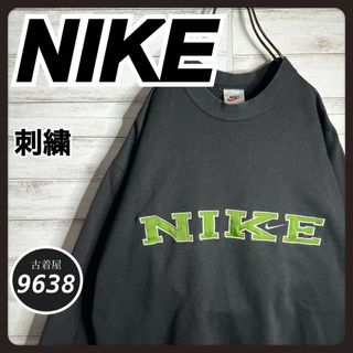 ナイキ(NIKE)の【入手困難!!】ナイキ ✈︎刺繍ロゴ ゆるだぼ 白タグ トレーナー 重ね着(スウェット)