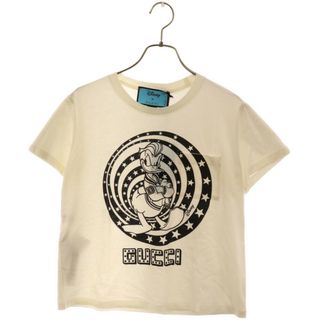 グッチ(Gucci)のGUCCI グッチ ×Disney Donald Dac Tee ディズニー ドナルドダック プリント 半袖Tシャツ ホワイト 644674(Tシャツ(半袖/袖なし))