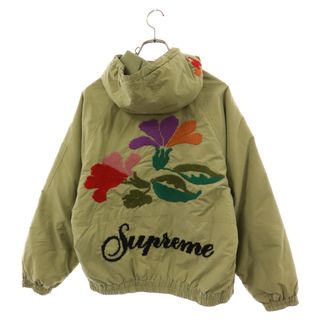 SUPREME シュプリーム 23AW Needlepoint Hooded Jacket ニードルポイント フーディージャケット カーキ