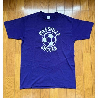 ジャージーズ(JERZEES)のヴィンテージTシャツ　90s JERZEES サッカー　カレッジ　サイズ　M(Tシャツ/カットソー(半袖/袖なし))