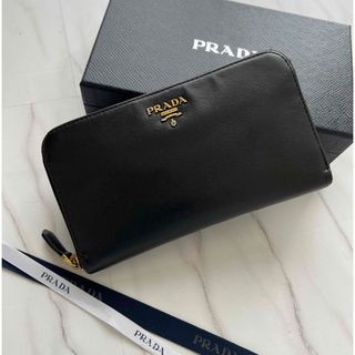 プラダ(PRADA)の339 美品 PRADA プラダ 長財布 ラウンドファスナー(財布)