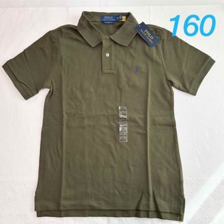 ポロラルフローレン(POLO RALPH LAUREN)の新作◇ラルフローレン ポニー刺繍ポロシャツ カーキ L/160(Tシャツ/カットソー)