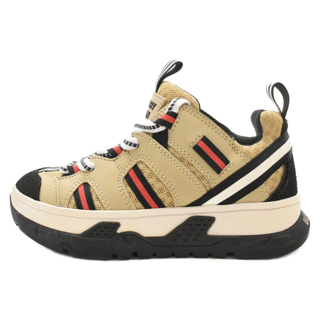 BURBERRY(バーバリー)のBURBERRY LONDON バーバリーロンドン RONNIE ZIG TRAINER ローカット スニーカー ベージュ キッズ 8018847 1001 レディースの靴/シューズ(スニーカー)の商品写真