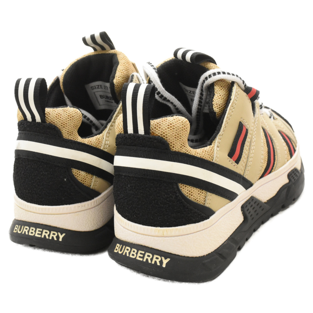 BURBERRY(バーバリー)のBURBERRY LONDON バーバリーロンドン RONNIE ZIG TRAINER ローカット スニーカー ベージュ キッズ 8018847 1001 レディースの靴/シューズ(スニーカー)の商品写真