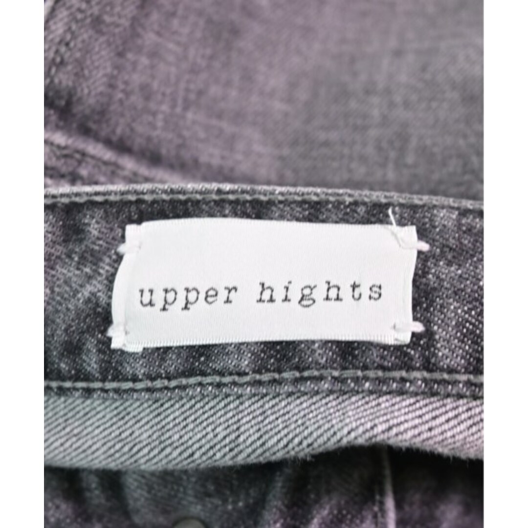 upper hights(アッパーハイツ)のupper hights デニムパンツ 21(S位) グレー系(デニム) 【古着】【中古】 レディースのパンツ(デニム/ジーンズ)の商品写真