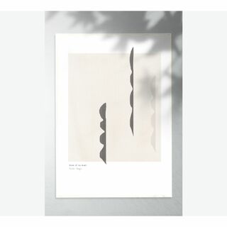 ポスター　インテリア　北欧　グレー　抽象画　アートポスター　シンプル　モダン(アート/写真)