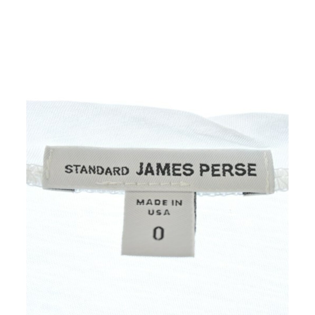 JAMES PERSE(ジェームスパース)のJAMES PERSE ジェームスパース Tシャツ・カットソー 0(XS位) 白 【古着】【中古】 レディースのトップス(カットソー(半袖/袖なし))の商品写真