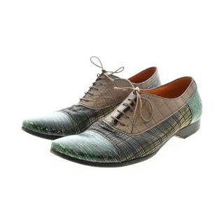 エトロ(ETRO)のETRO エトロ シューズ（その他） EU40(25cm位) 緑xカーキ等 【古着】【中古】(その他)