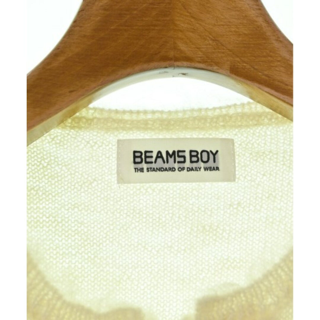 BEAMS BOY(ビームスボーイ)のBEAMS BOY ビームスボーイ ベスト F アイボリー 【古着】【中古】 レディースのトップス(ベスト/ジレ)の商品写真