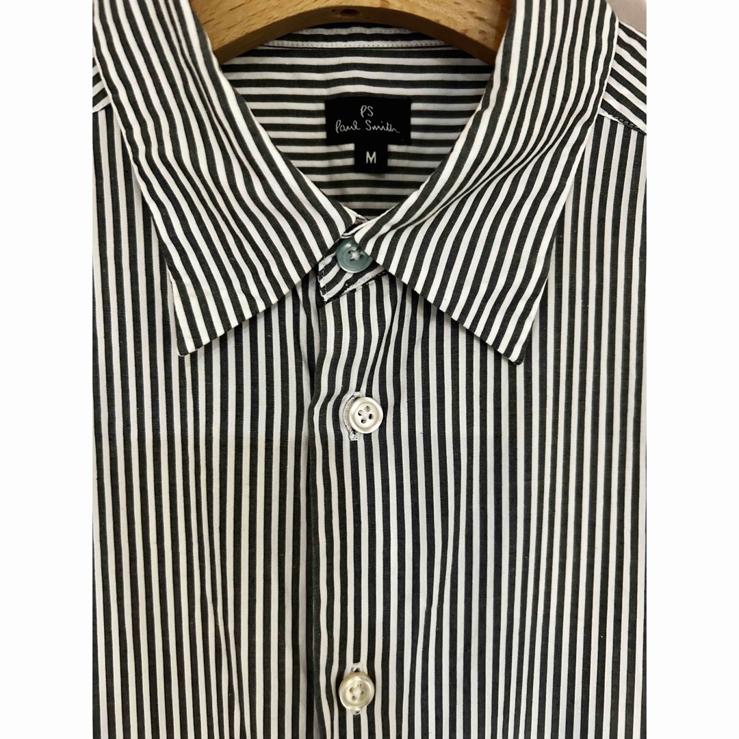 Paul Smith(ポールスミス)のポールスミス マルチカラー ストライプ カラフルボタン 半袖 シャツ 日本製 メンズのトップス(シャツ)の商品写真