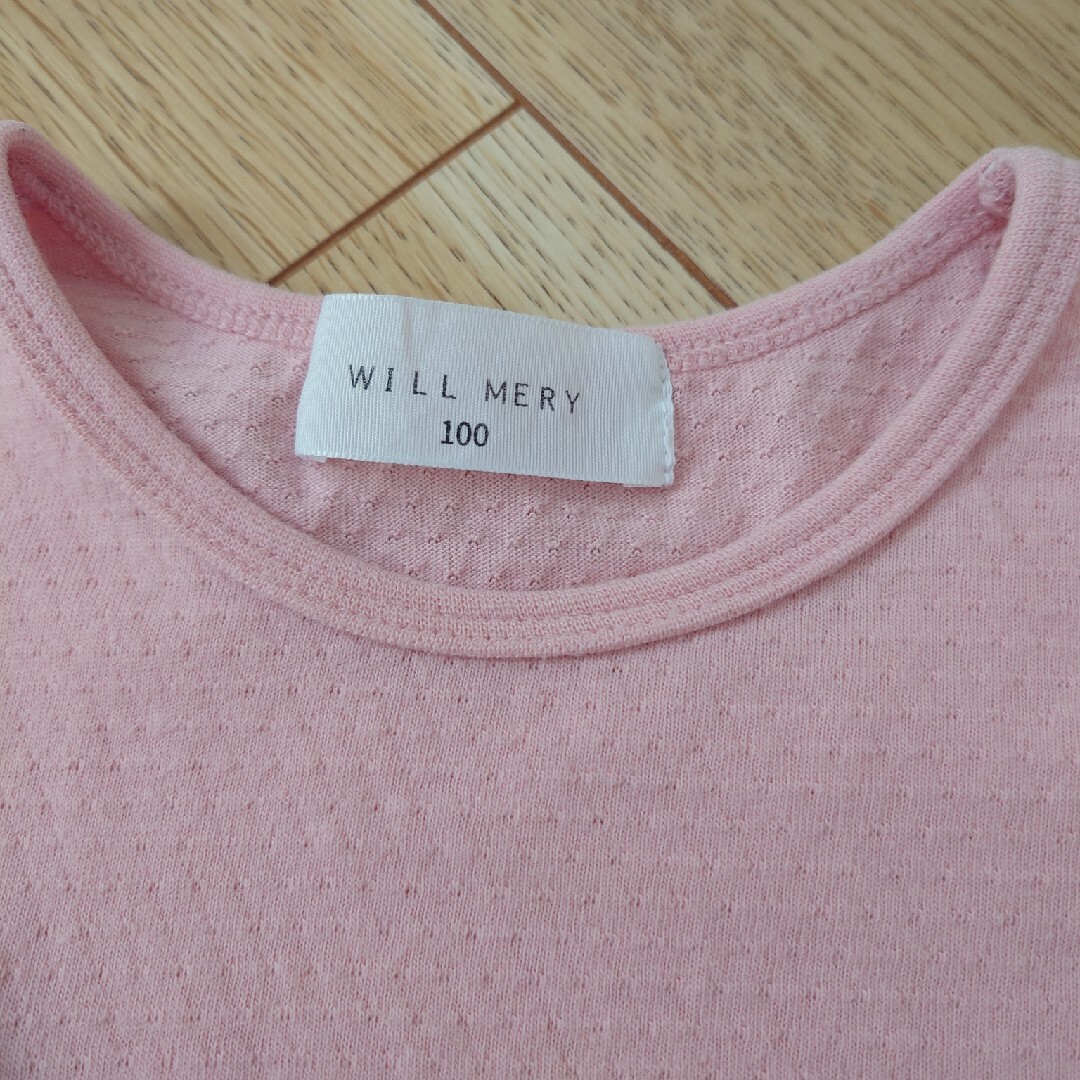 WILL MERY(ウィルメリー)の半袖100 キッズ/ベビー/マタニティのキッズ服女の子用(90cm~)(Tシャツ/カットソー)の商品写真