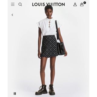 ルイヴィトン(LOUIS VUITTON)のルイヴィトン　フリルブラウス(シャツ/ブラウス(半袖/袖なし))