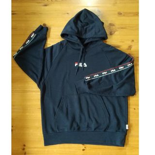 フィラ(FILA)のFILA  パーカー 紺 M レディース(パーカー)