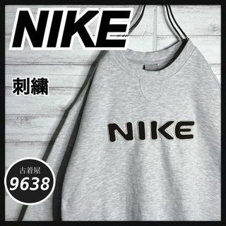 ナイキ(NIKE)の【入手困難!!】ナイキ ✈︎刺繍ロゴ ゆるだぼ 白タグ 裏起毛 肉厚 トレーナー(スウェット)