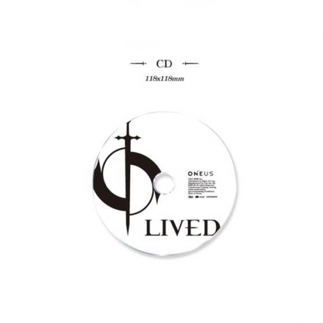 LIVED CD フォトブック ONEUS ワナス ワンアス 韓国 K-POP エンタメ/ホビーのCD(K-POP/アジア)の商品写真