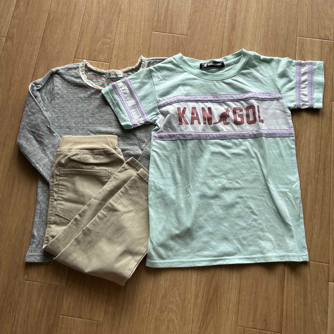 KANGOL(カンゴール)の女の子　130セット キッズ/ベビー/マタニティのキッズ服女の子用(90cm~)(Tシャツ/カットソー)の商品写真