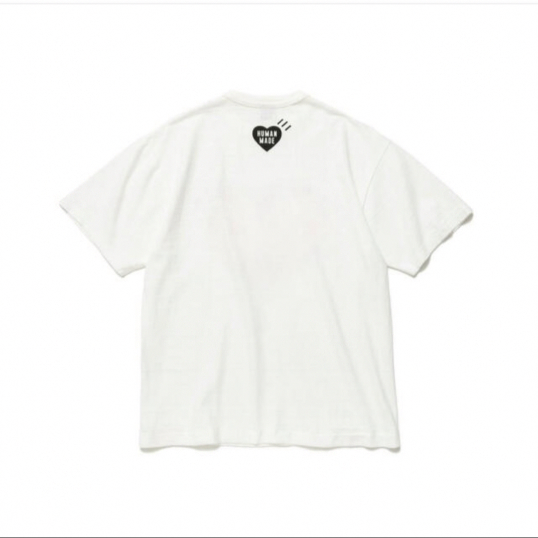 HUMAN MADE(ヒューマンメイド)の白 2XL HUMAN MADE GRAPHIC T-SHIRT Tシャツ 鴨 メンズのトップス(Tシャツ/カットソー(半袖/袖なし))の商品写真