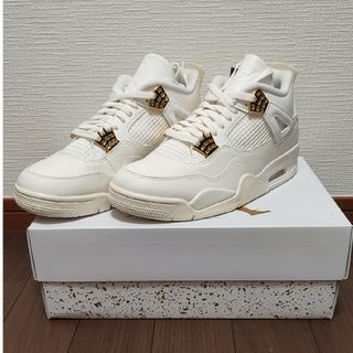 ジョーダン(Jordan Brand（NIKE）)のNike WMNS Air Jordan 4 Retro White Gold(スニーカー)