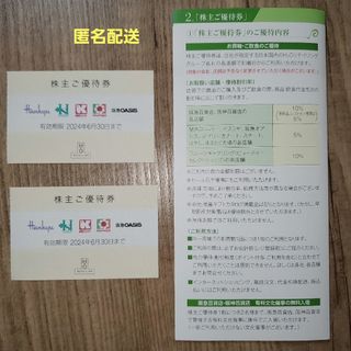 ハンキュウヒャッカテン(阪急百貨店)の【匿名配送】阪急・阪神百貨店　関西スーパー・イズミヤ等の割引券　2枚セット(ショッピング)