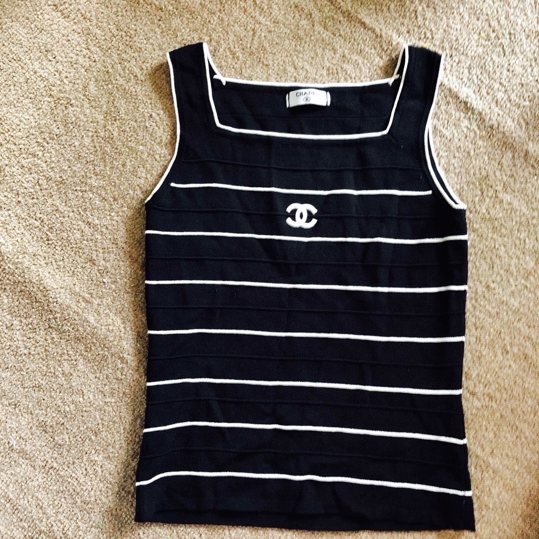 CHANEL(シャネル)のCHANEL ボーダー　トップス メンズのトップス(Tシャツ/カットソー(半袖/袖なし))の商品写真