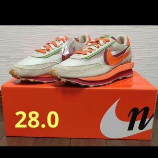 ナイキ(NIKE)のCLOT Sacai Nike LD Waffle Orange Blaze(スニーカー)