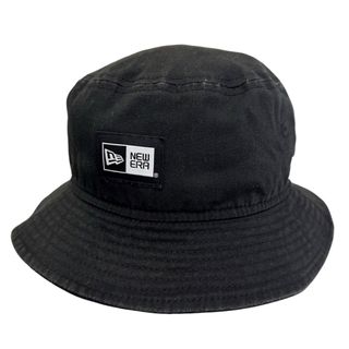 ニューエラー(NEW ERA)のNEW ERA ニューエラ バケット ハット ブラック ポリエステル ミディアム/ラージ サイズ 【中古】 32404K18(ハット)